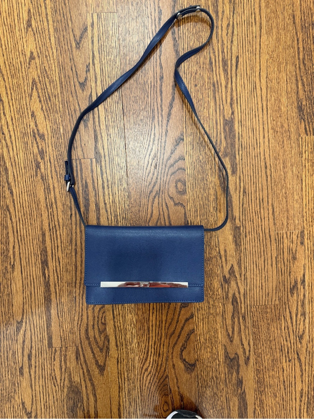 Never Been Used*** Classic Navy Mini Crossbody Bag with Silver Accent